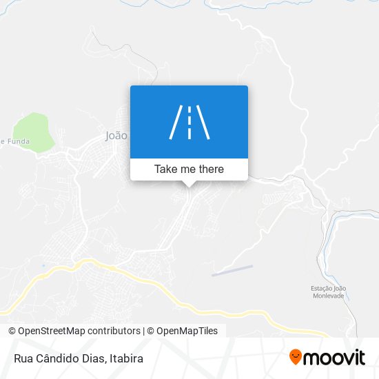 Mapa Rua Cândido Dias