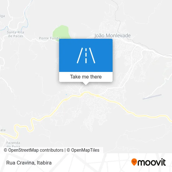 Rua Cravina map
