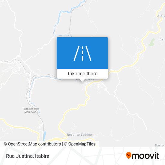 Rua Justina map