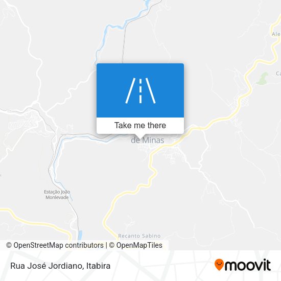 Rua José Jordiano map