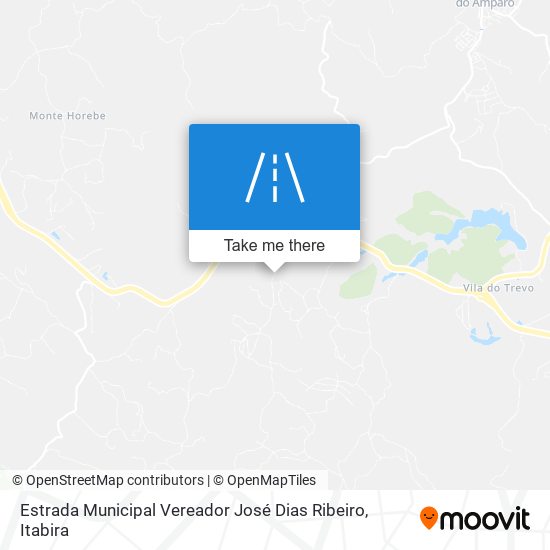 Mapa Estrada Municipal Vereador José Dias Ribeiro