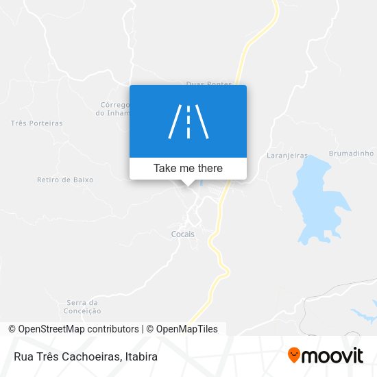 Rua Três Cachoeiras map