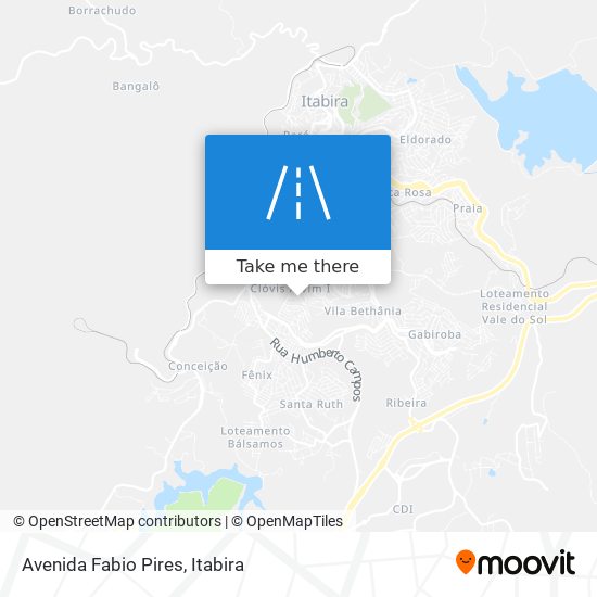 Mapa Avenida Fabio Pires