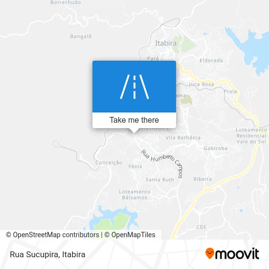 Rua Sucupira map