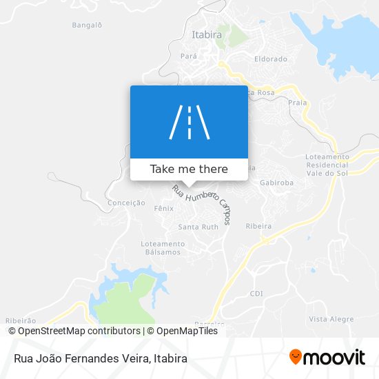 Mapa Rua João Fernandes Veira