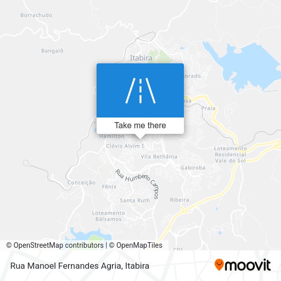 Rua Manoel Fernandes Agria map