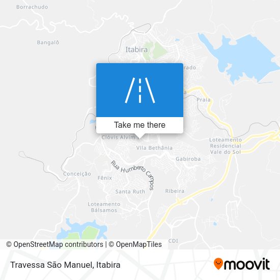Travessa São Manuel map