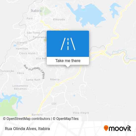 Rua Olinda Alves map