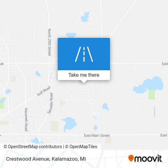 Mapa de Crestwood Avenue