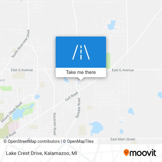 Lake Crest Drive map