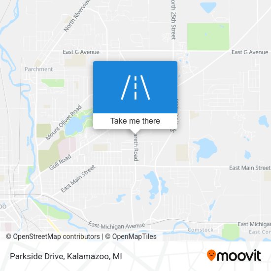 Mapa de Parkside Drive