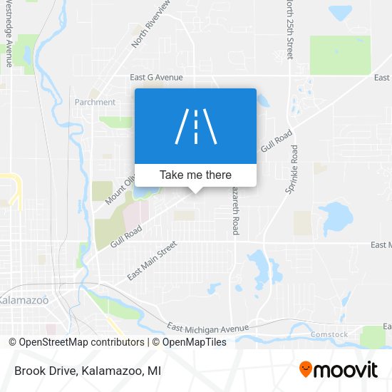 Mapa de Brook Drive