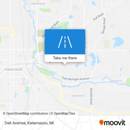 Mapa de Dell Avenue