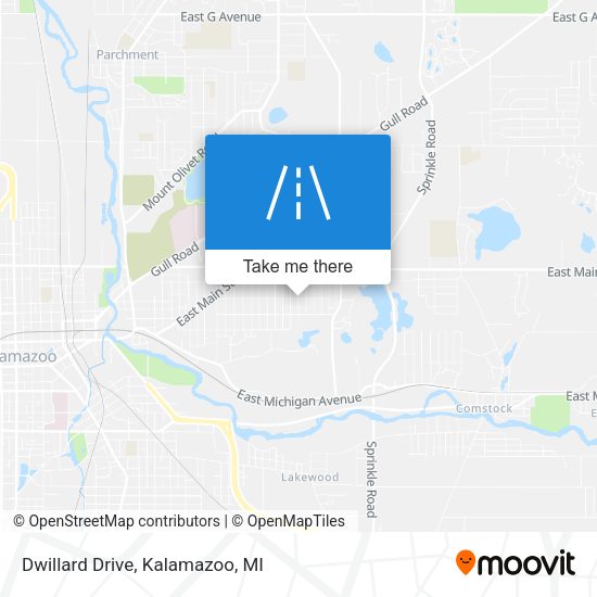 Mapa de Dwillard Drive