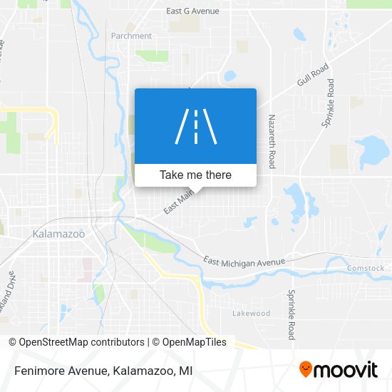 Mapa de Fenimore Avenue