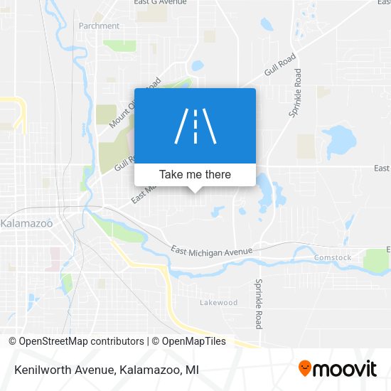 Mapa de Kenilworth Avenue
