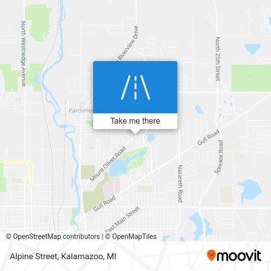 Mapa de Alpine Street
