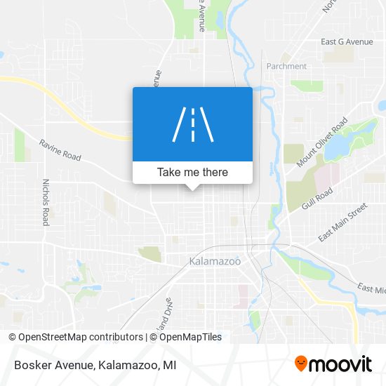 Bosker Avenue map