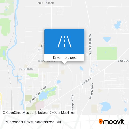 Briarwood Drive map