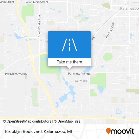 Mapa de Brooklyn Boulevard