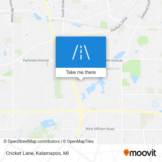 Mapa de Cricket Lane