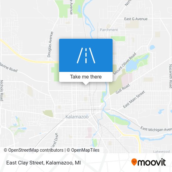 Mapa de East Clay Street