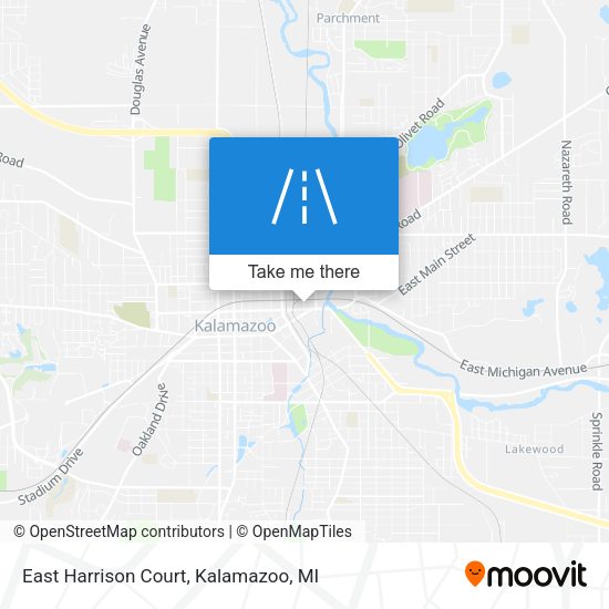 East Harrison Court map