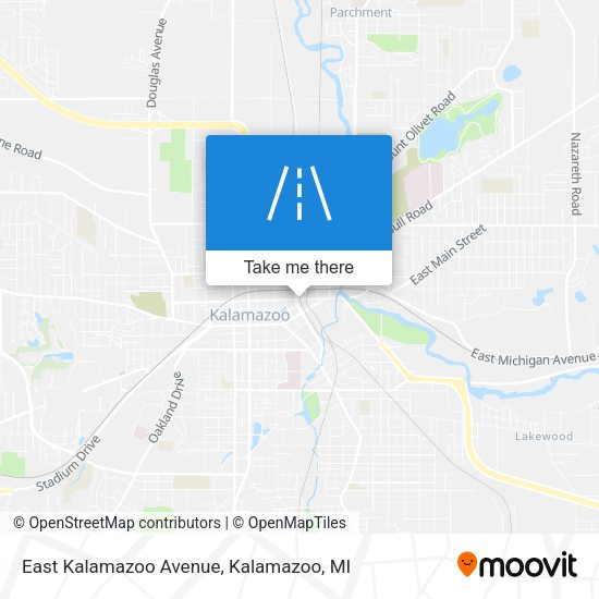 East Kalamazoo Avenue map