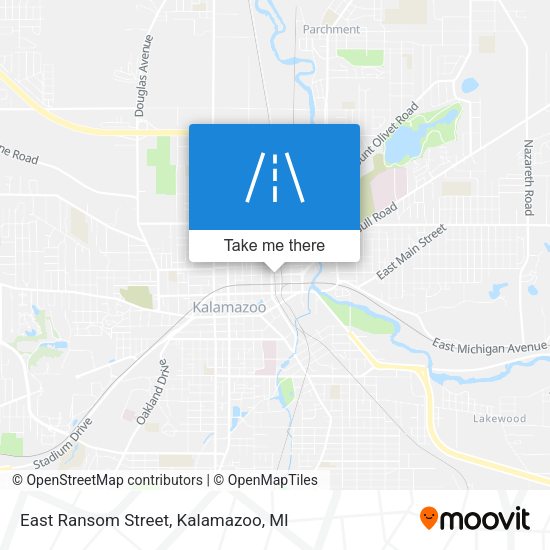East Ransom Street map