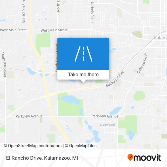 Mapa de El Rancho Drive