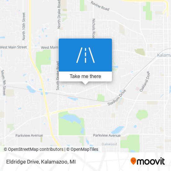 Eldridge Drive map