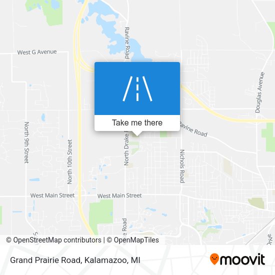 Mapa de Grand Prairie Road
