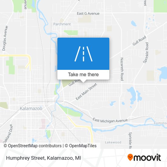 Mapa de Humphrey Street