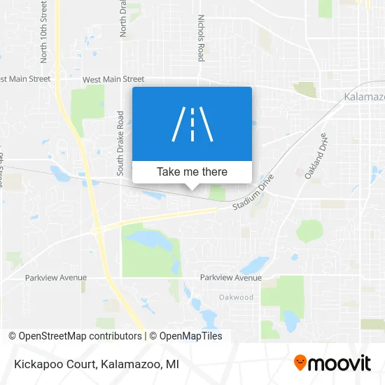 Kickapoo Court map