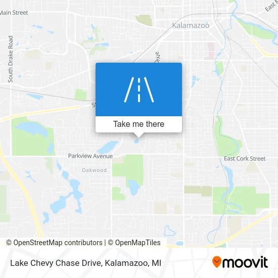 Lake Chevy Chase Drive map