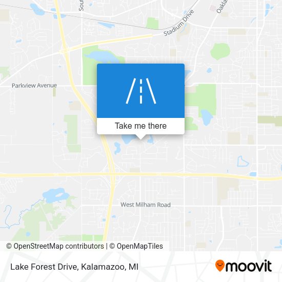 Mapa de Lake Forest Drive
