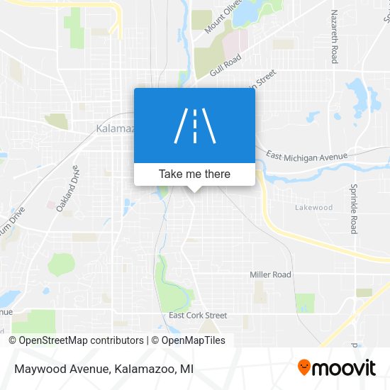 Mapa de Maywood Avenue