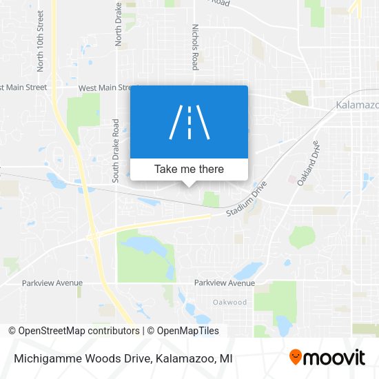 Michigamme Woods Drive map