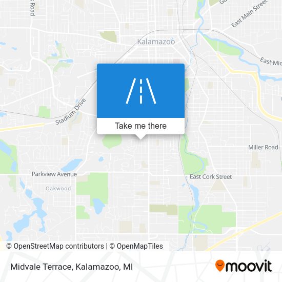 Midvale Terrace map