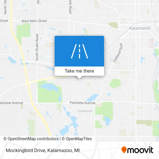 Mockingbird Drive map