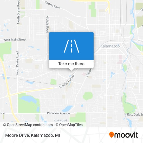 Mapa de Moore Drive