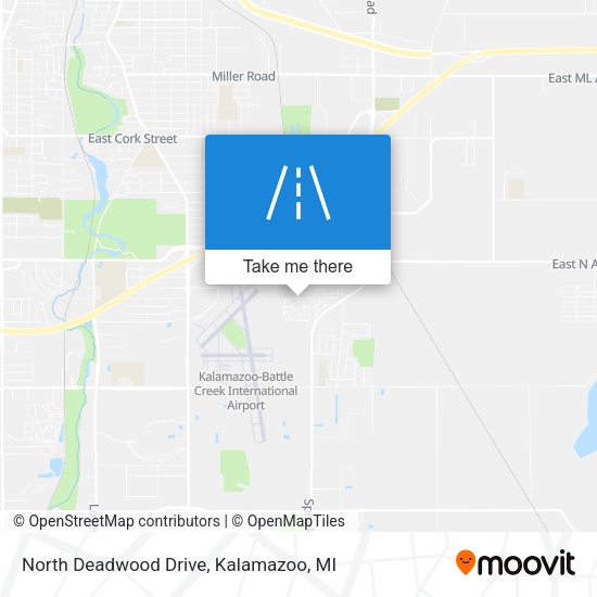 North Deadwood Drive map