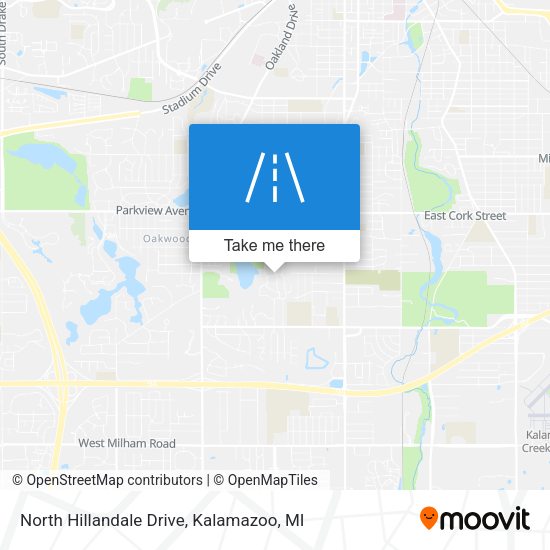 Mapa de North Hillandale Drive
