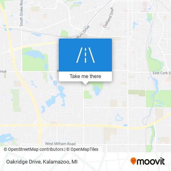 Mapa de Oakridge Drive