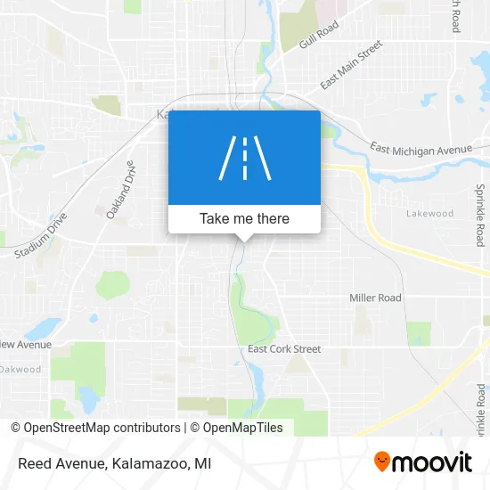 Reed Avenue map