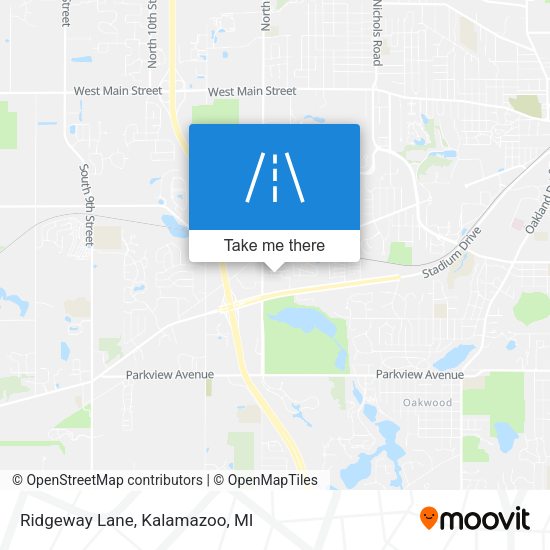 Mapa de Ridgeway Lane