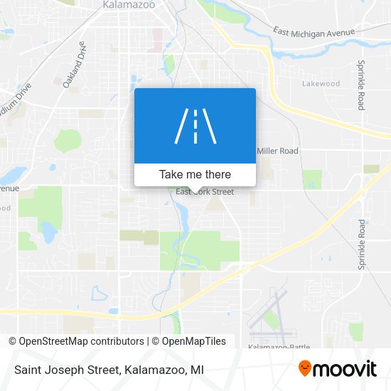 Mapa de Saint Joseph Street