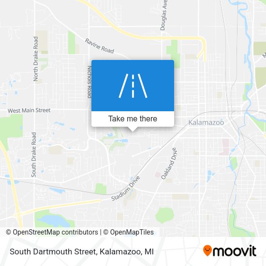 South Dartmouth Street map