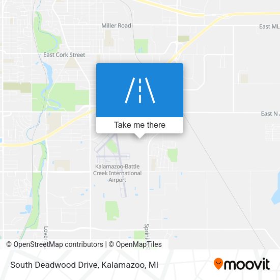 South Deadwood Drive map