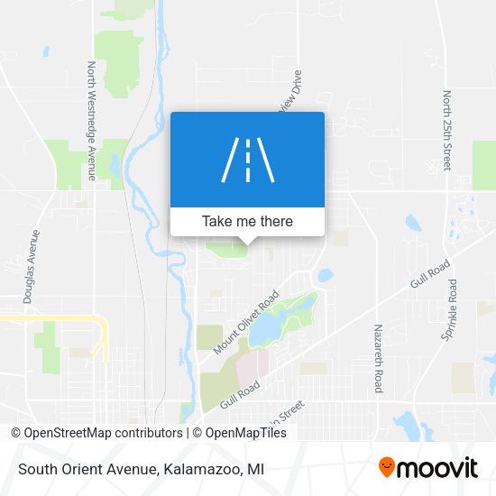 South Orient Avenue map